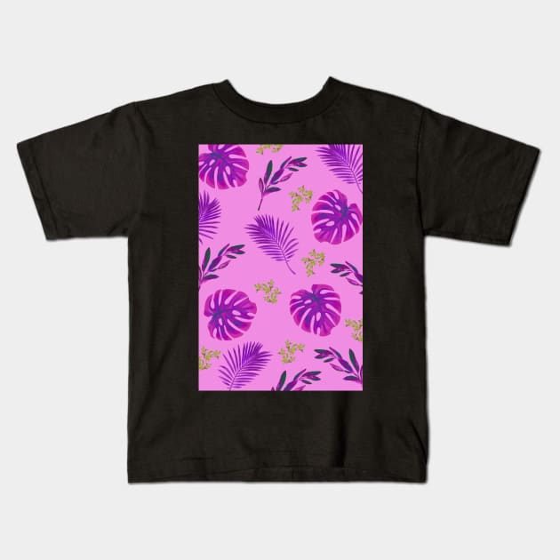 Beautiful Floral Print Kids T-Shirt by TheLaundryLady